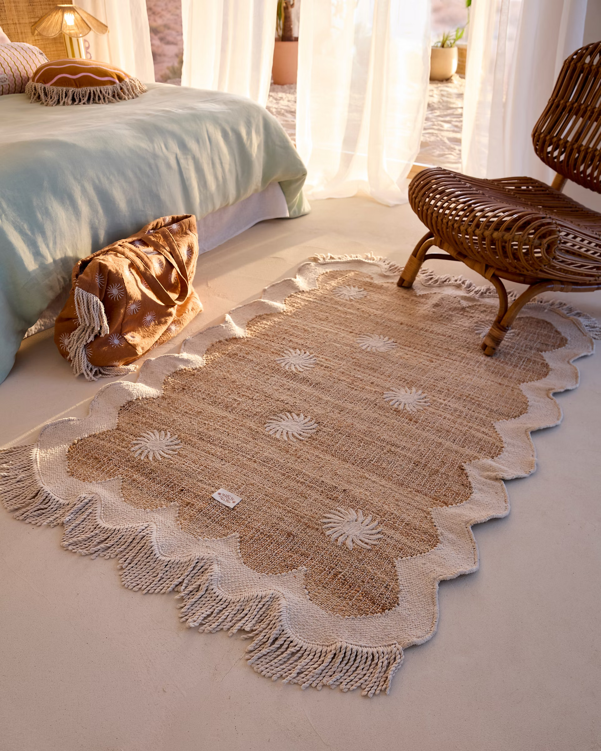 tapis collaboration Castorama x Maison Paloma