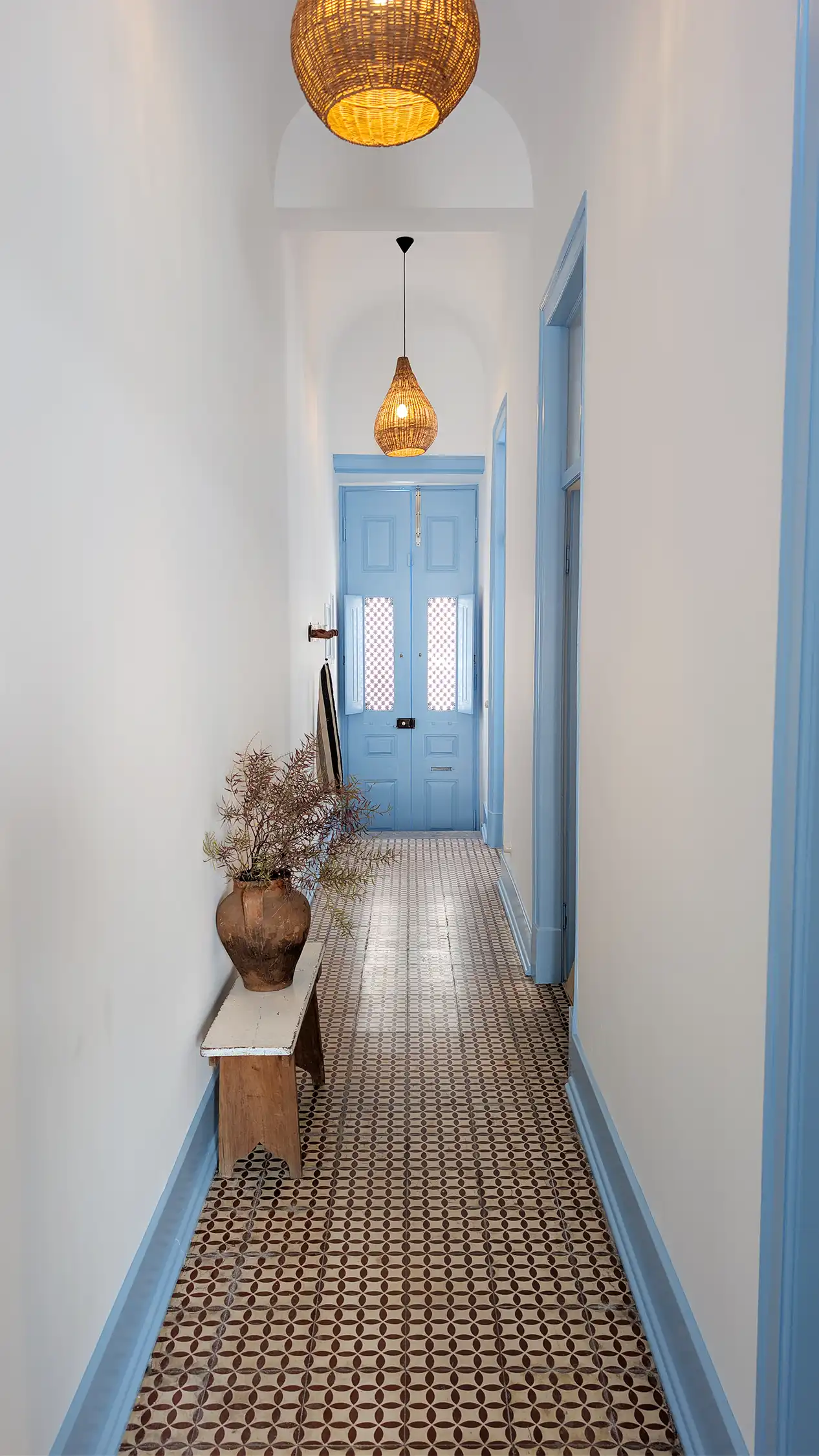 entryway former fisherman’s house with a pool rustic decor Casa da Brica Portugal