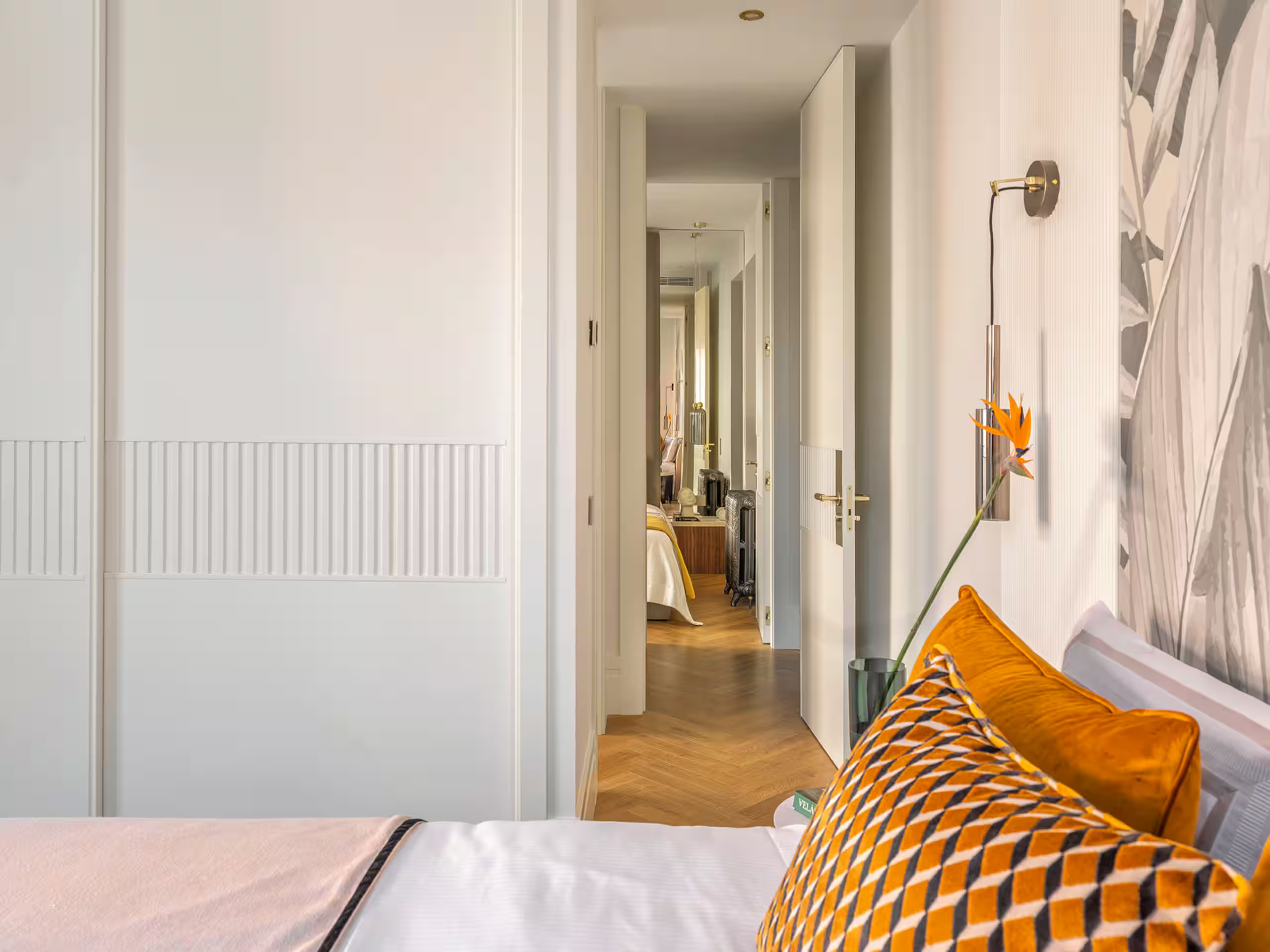 chambre appartement chic et design à Madrid Seven Balconies