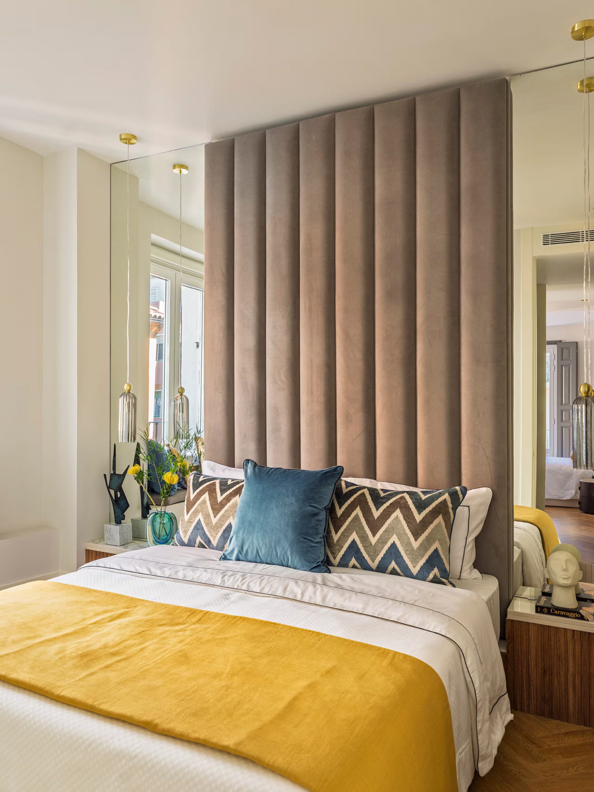 chambre appartement chic et design à Madrid Seven Balconies
