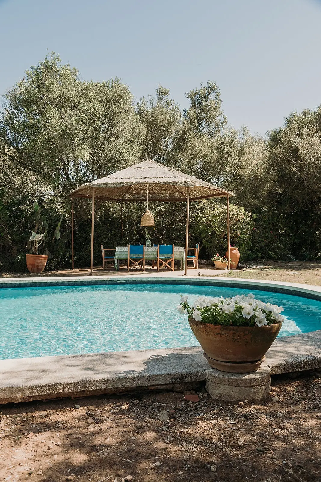 jardin avec piscine finca du 19e siècle rénovée maison Minorque jardin avec piscine finca du 19e siècle rénovée maison Minorque