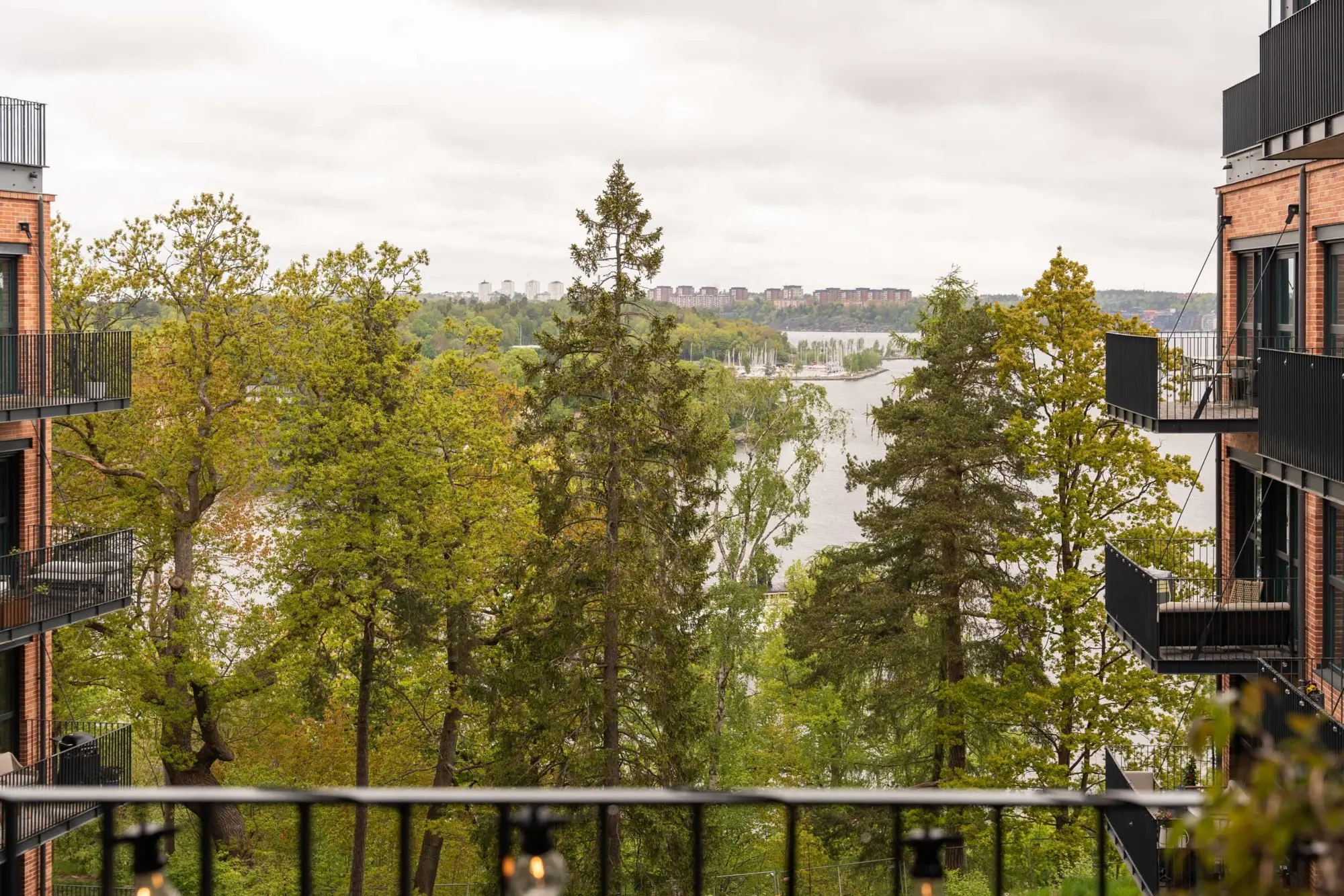 balcon vue lac