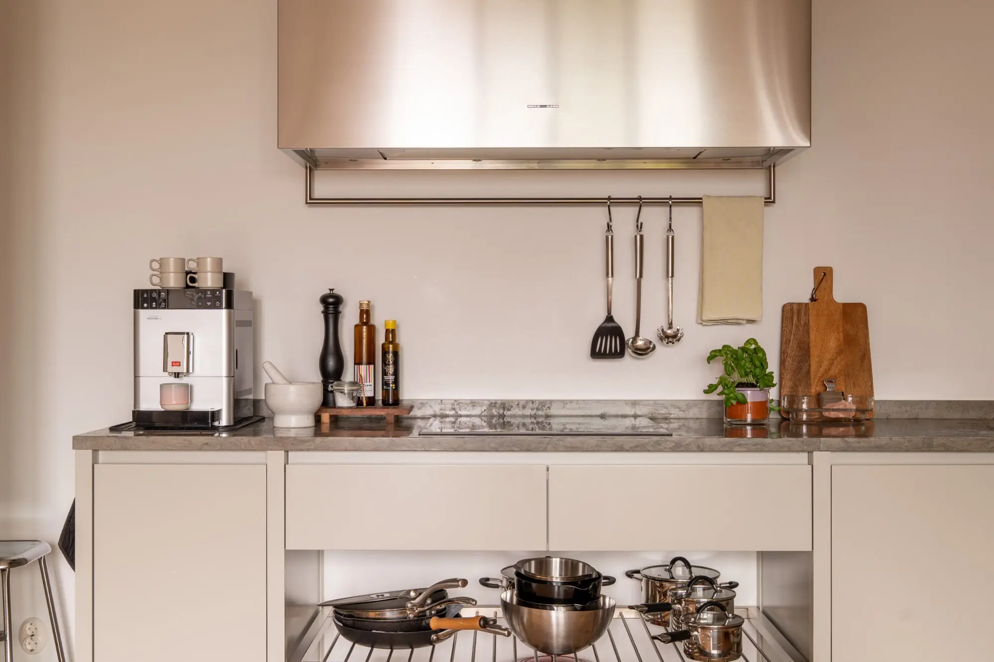 cuisine ouverte appartement 68m2 décoration contemporaine