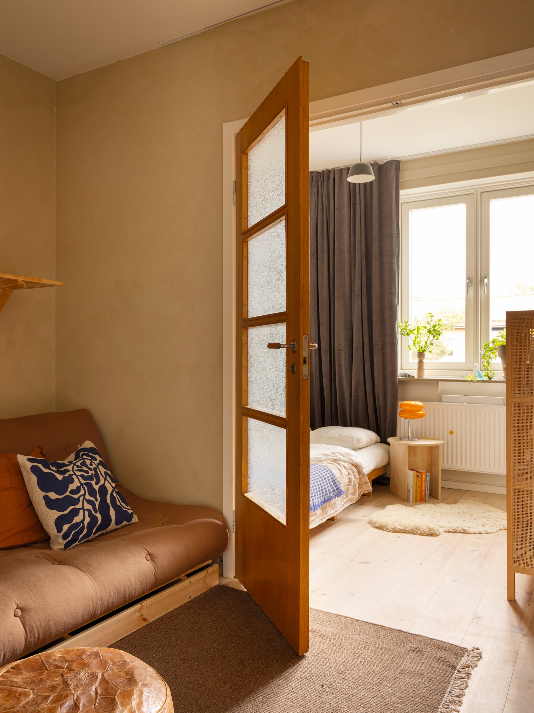 small living room and bedroom scandinavian ochre decor 67sqm apartment small living room and bedroom scandinavian ochre decor 67sqm apartment