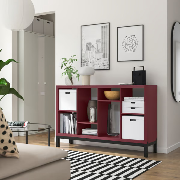 IKEA KALLAX rouille modèle horizontal catalogue 2026