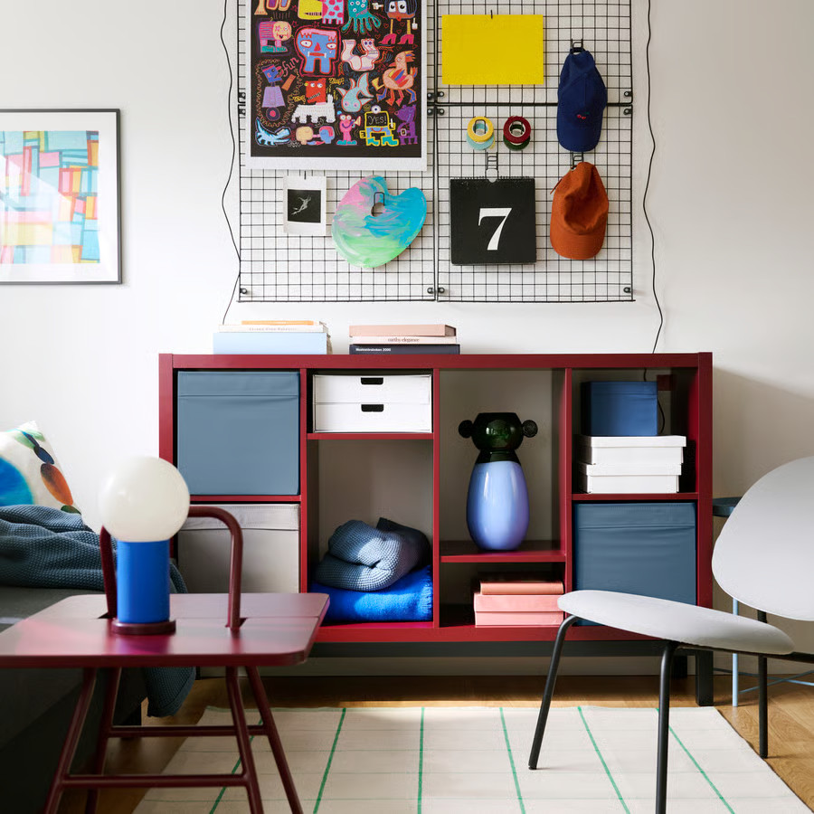 IKEA KALLAX rouille modèle horizontal catalogue 2026