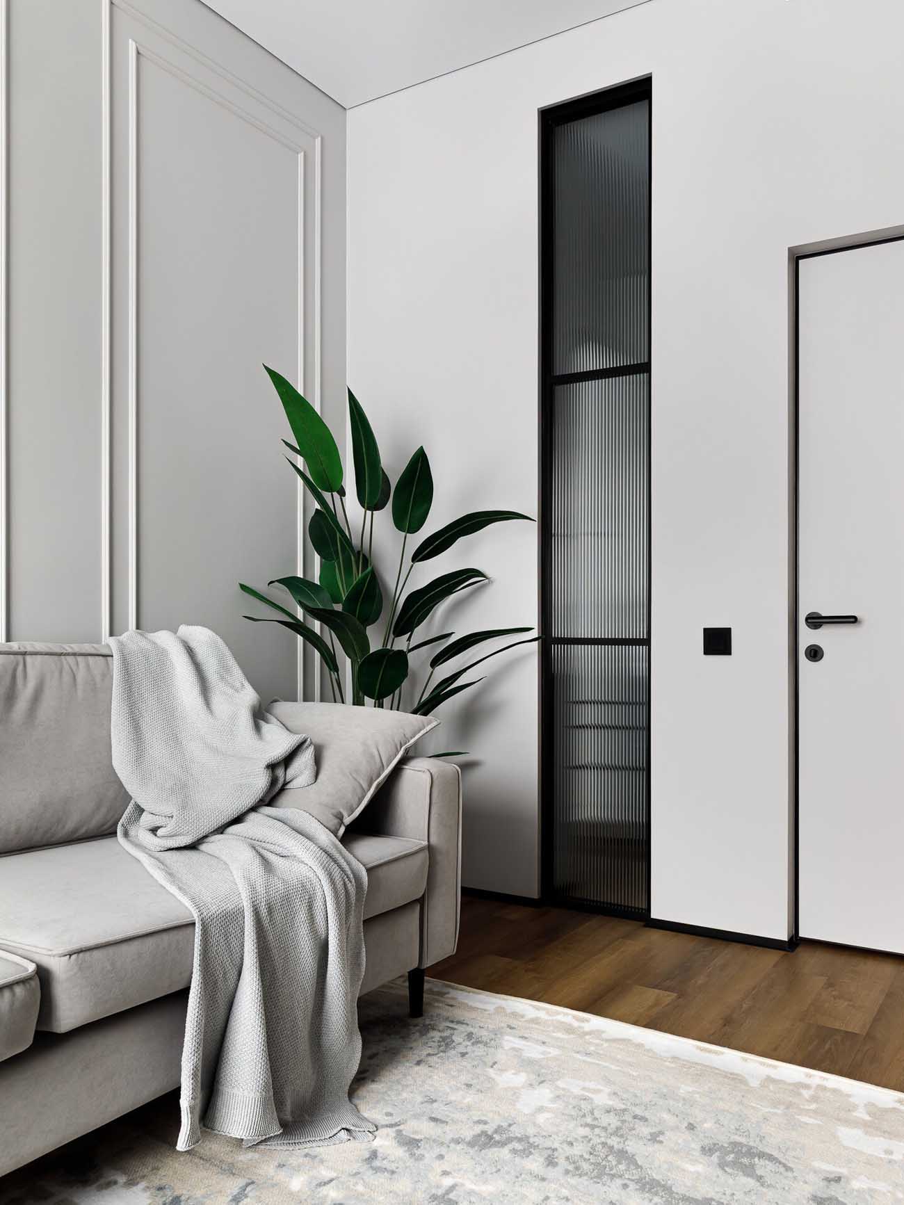 living room contemporary decor 57sqm apartment