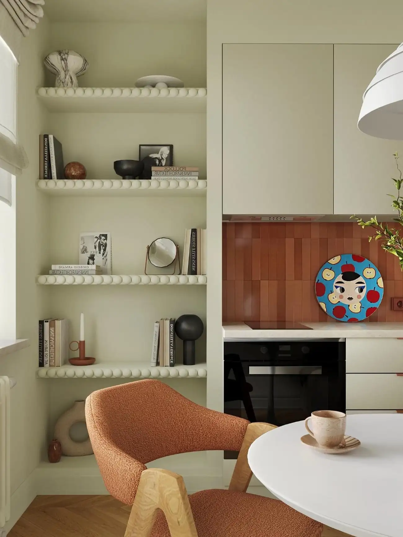 kitchen and dining room 27sqm studio contemporary decor