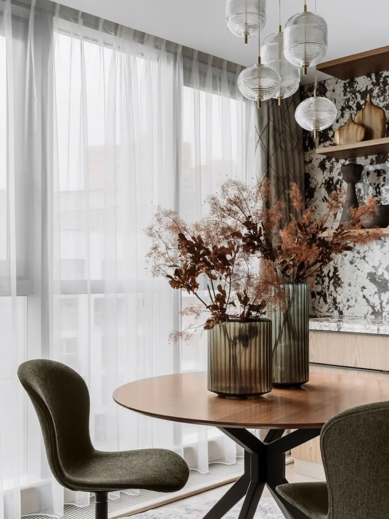 dining room contemporary decor 87sqm apartment dining room contemporary decor 87sqm apartment