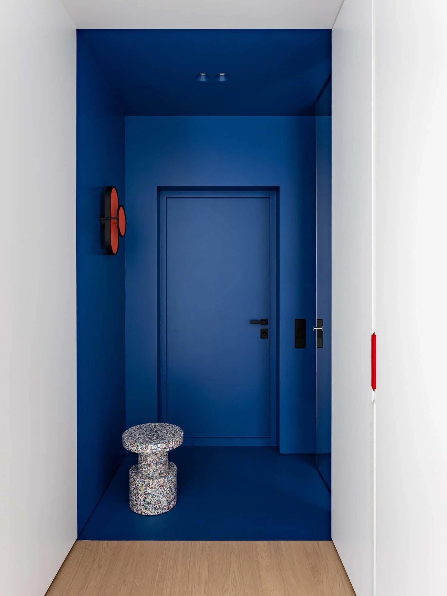 entrée bleue décoration design colorée entrée bleue décoration design colorée