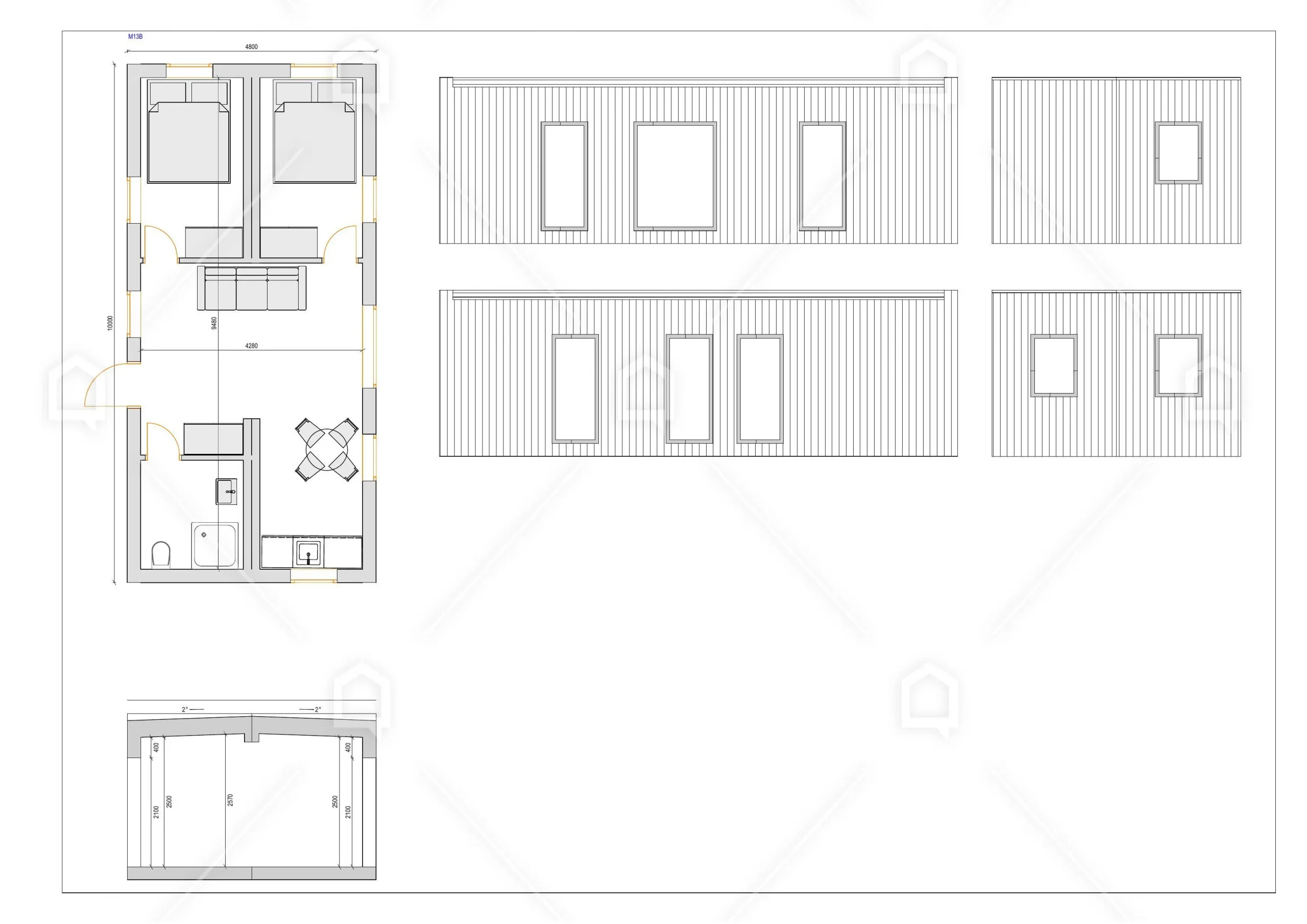 plan Maestro Chalet modèle Atlas