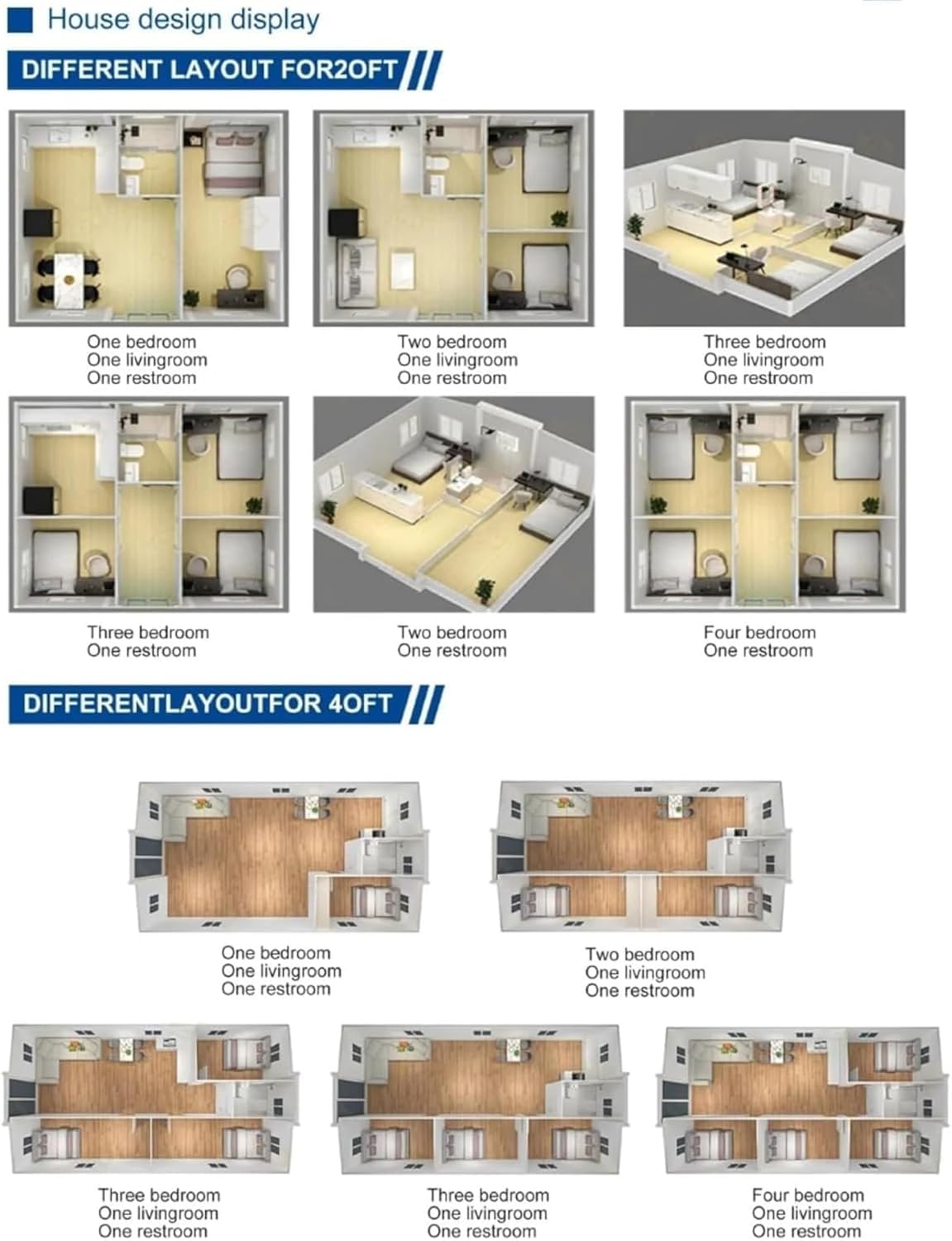 plan modèles maison Amazon 25m2 à 70m2 plan modèles maison Amazon 25m2 à 70m2