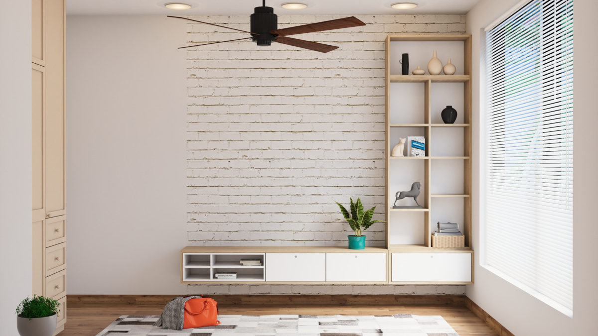 salon décoration contemporaine avec ventilateur de plafond Ventilateur ou rafraîchisseur d'air anti canicule, comment bien choisir en 2026