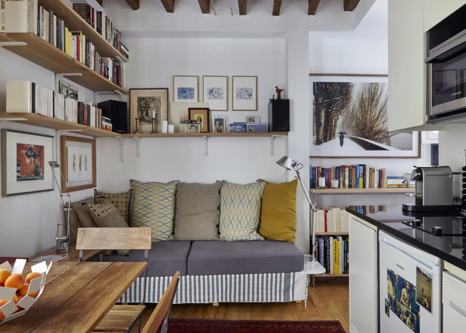 studio 20m2 rénové à Paris décoration bohème