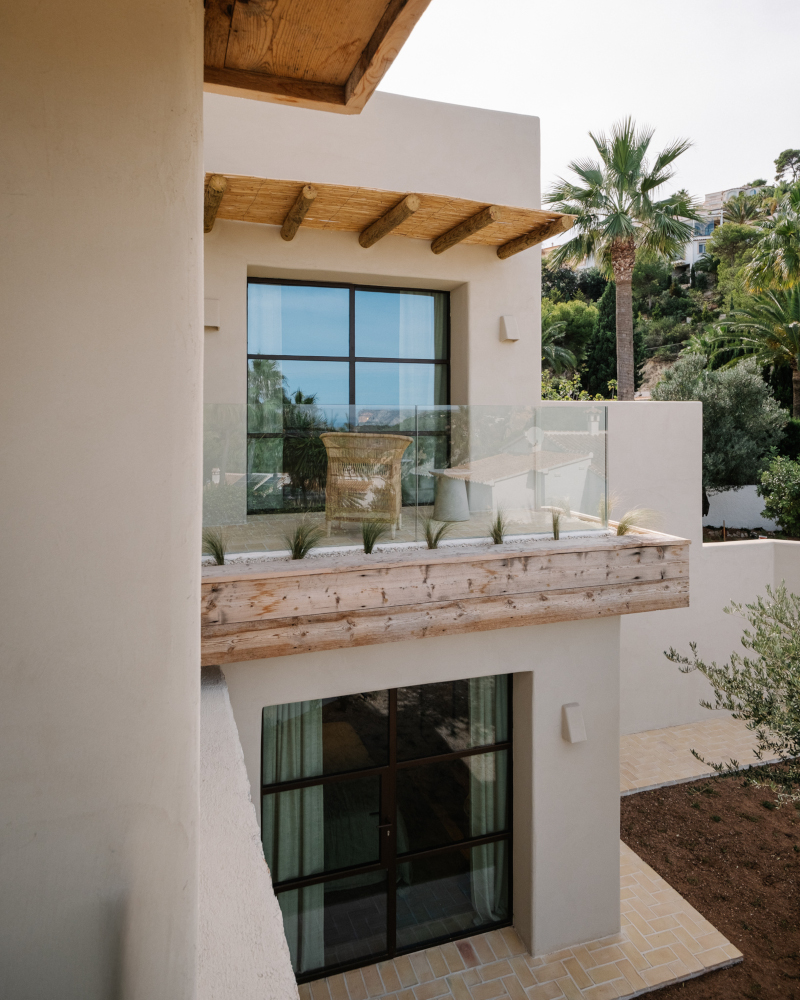 villa méditerranéenne contemporaine et passive avec piscine 