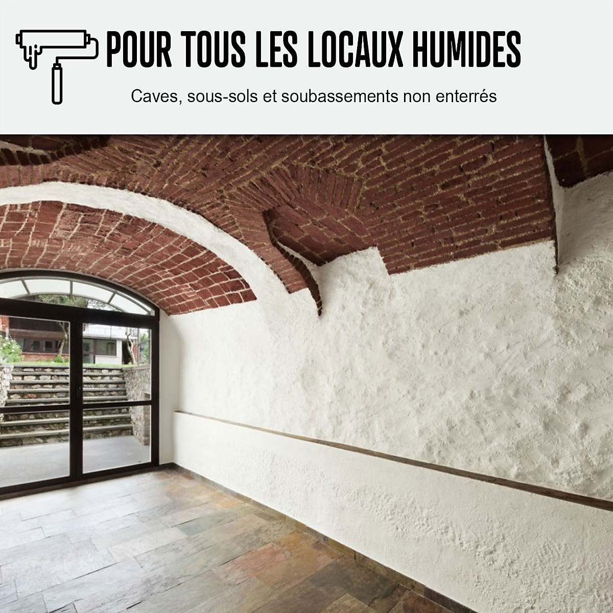 murs avec peinture anti humidité