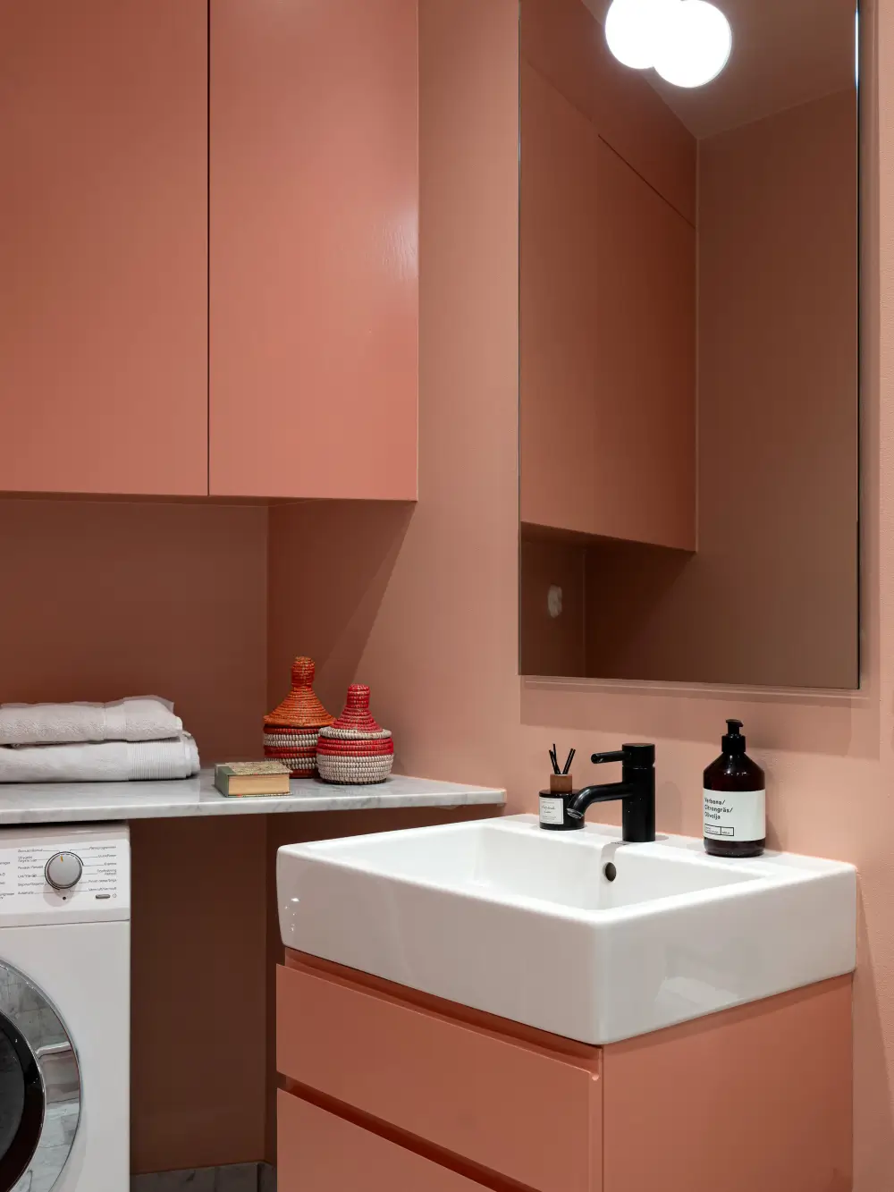 salle de bain rose décoration colorée salle de bain rose décoration colorée