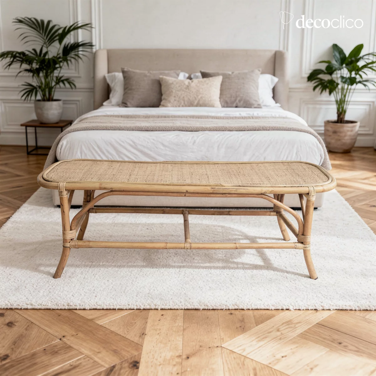 banc rotin en bout de lit banc rotin en bout de lit