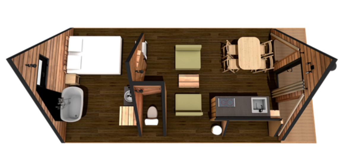 plan mini maison France 28m2 Cistébois plan mini maison France 28m2 Cistébois