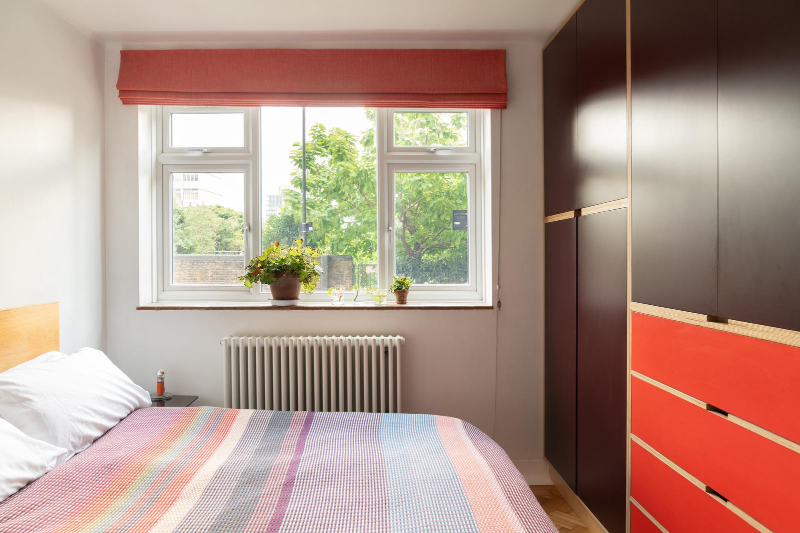 chambre appartement mid-century décoration contemporaine Londres chambre appartement mid-century décoration contemporaine Londres