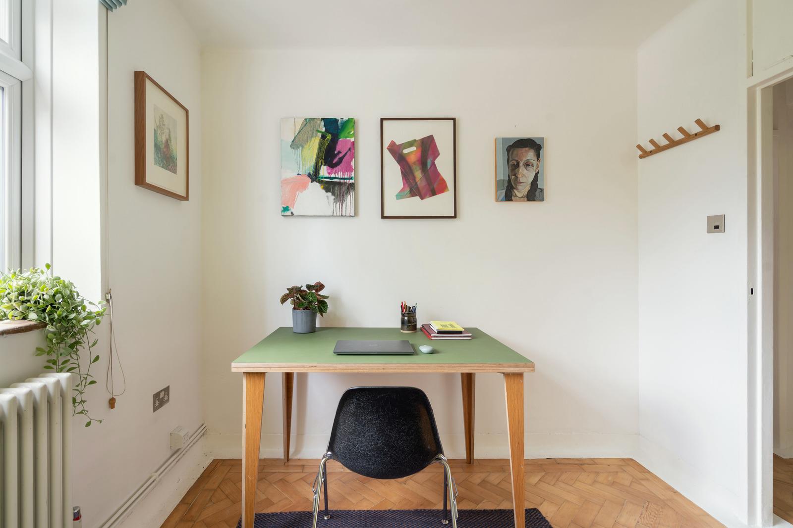 bureau appartement mid-century décoration contemporaine Londres bureau appartement mid-century décoration contemporaine Londres