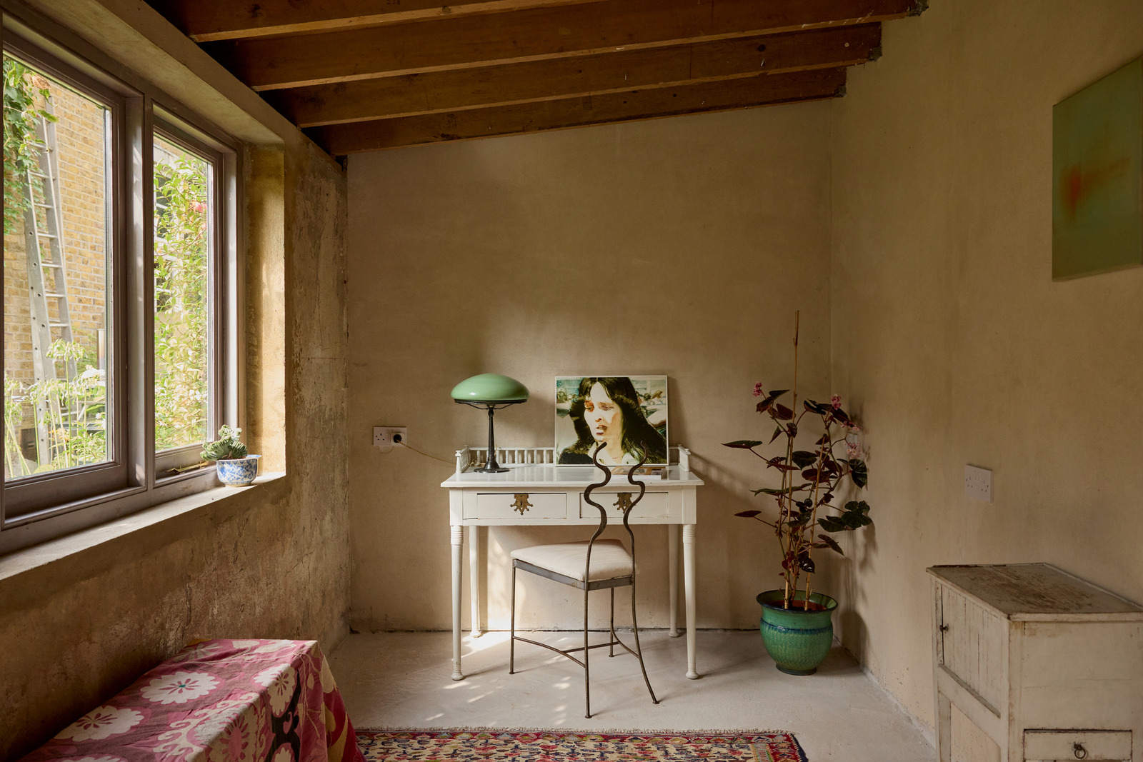 bureau avec poutres