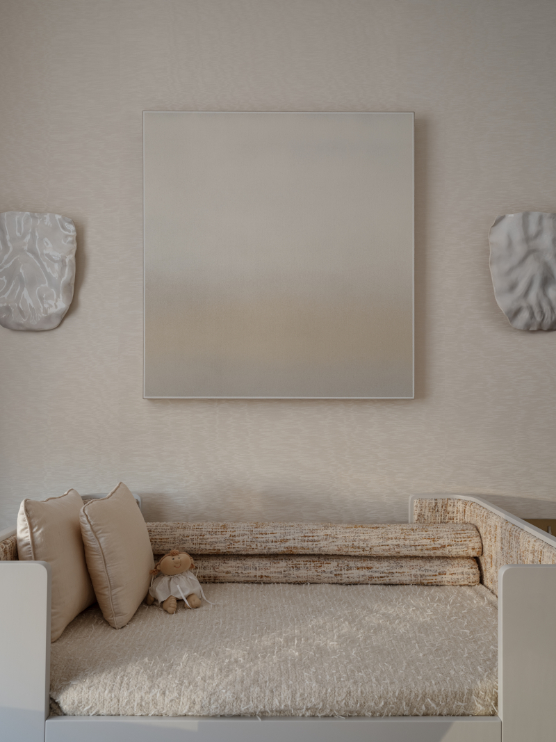 chambre enfant décoration contemporaine beige appartement 140m2 chambre enfant décoration contemporaine beige appartement 140m2