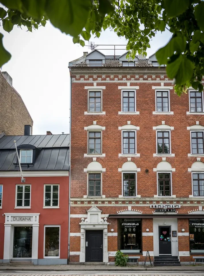 immeuble en briques Malmö Suède immeuble en briques Malmö Suède