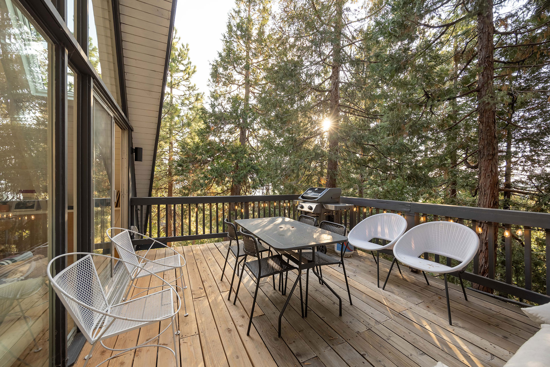 terrasse maison A-Frame Californie