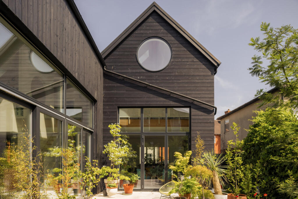 maison architecte en bois noir maison architecte en bois noir