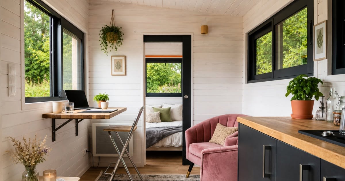 intérieur tiny house française Capucine par Quadrapol intérieur tiny house française Capucine par Quadrapol