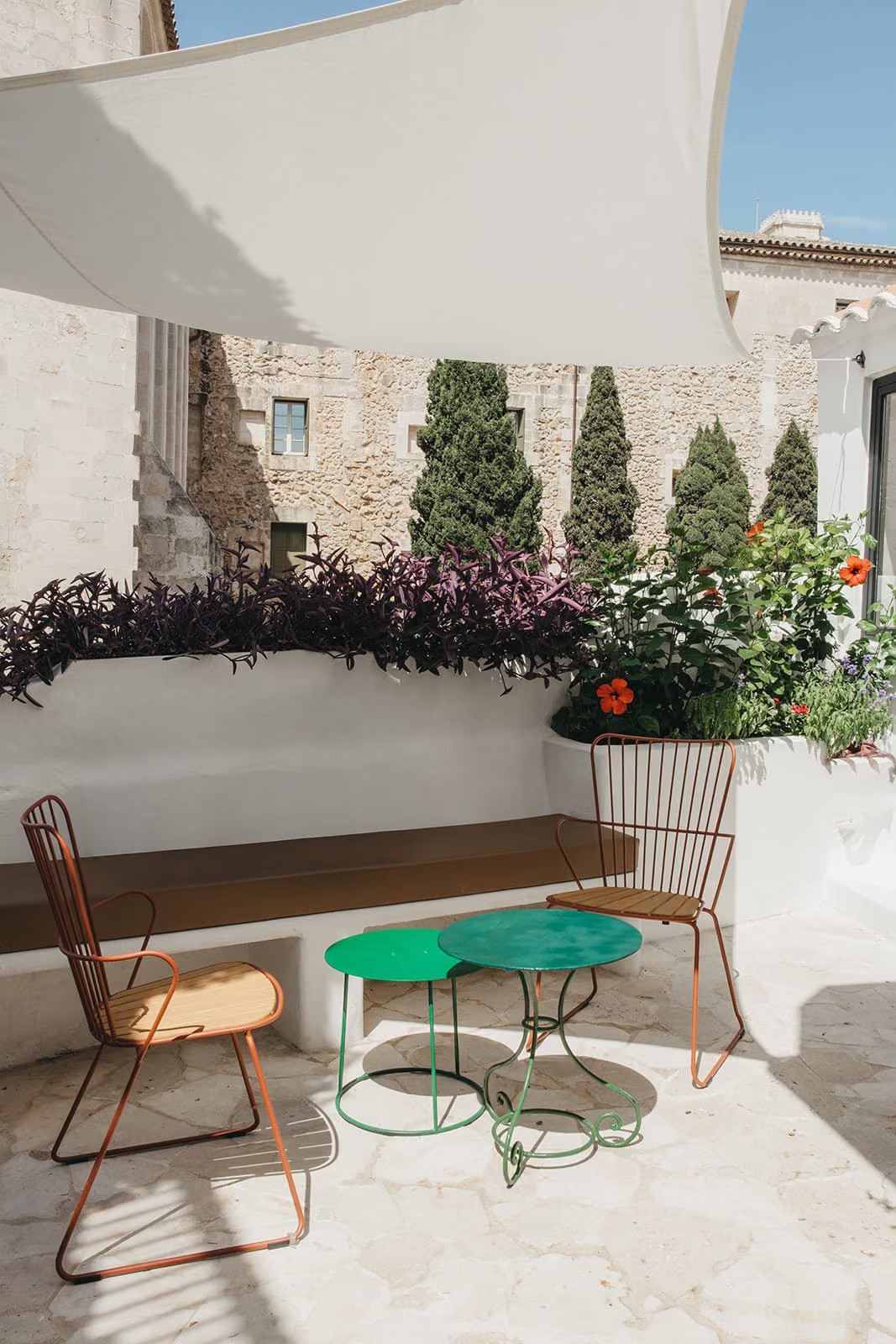 terrasse maison de ville à Minorque