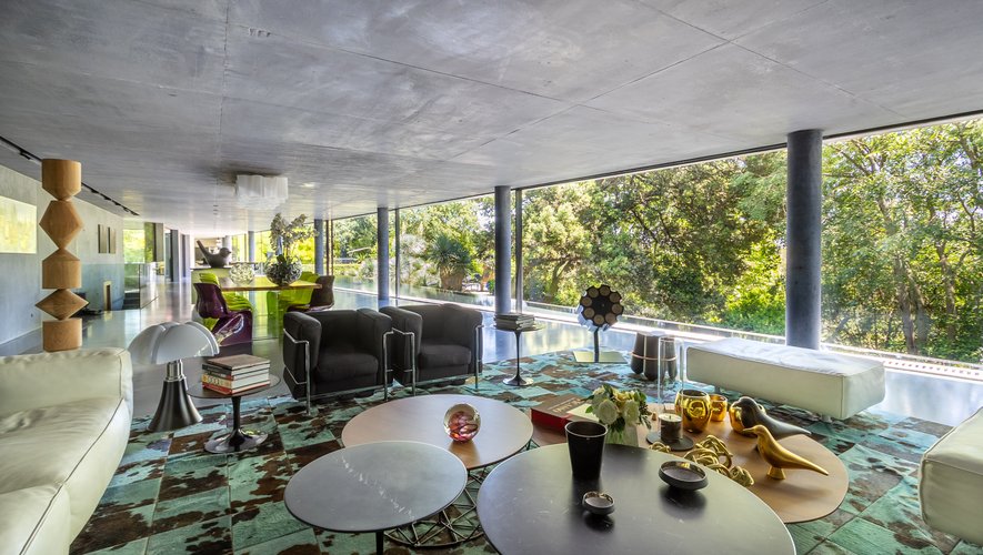 salon maison architecte Rudy Ricciotti décoration design