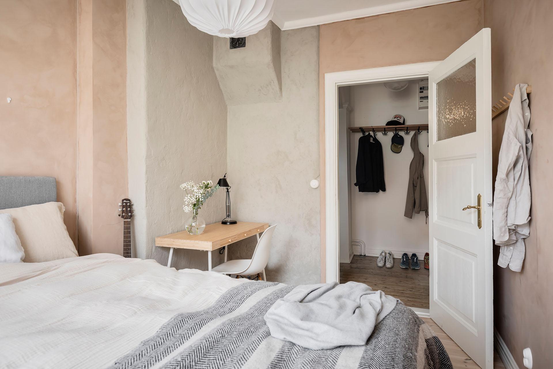 chambre décoration scandinave duplex 118m2