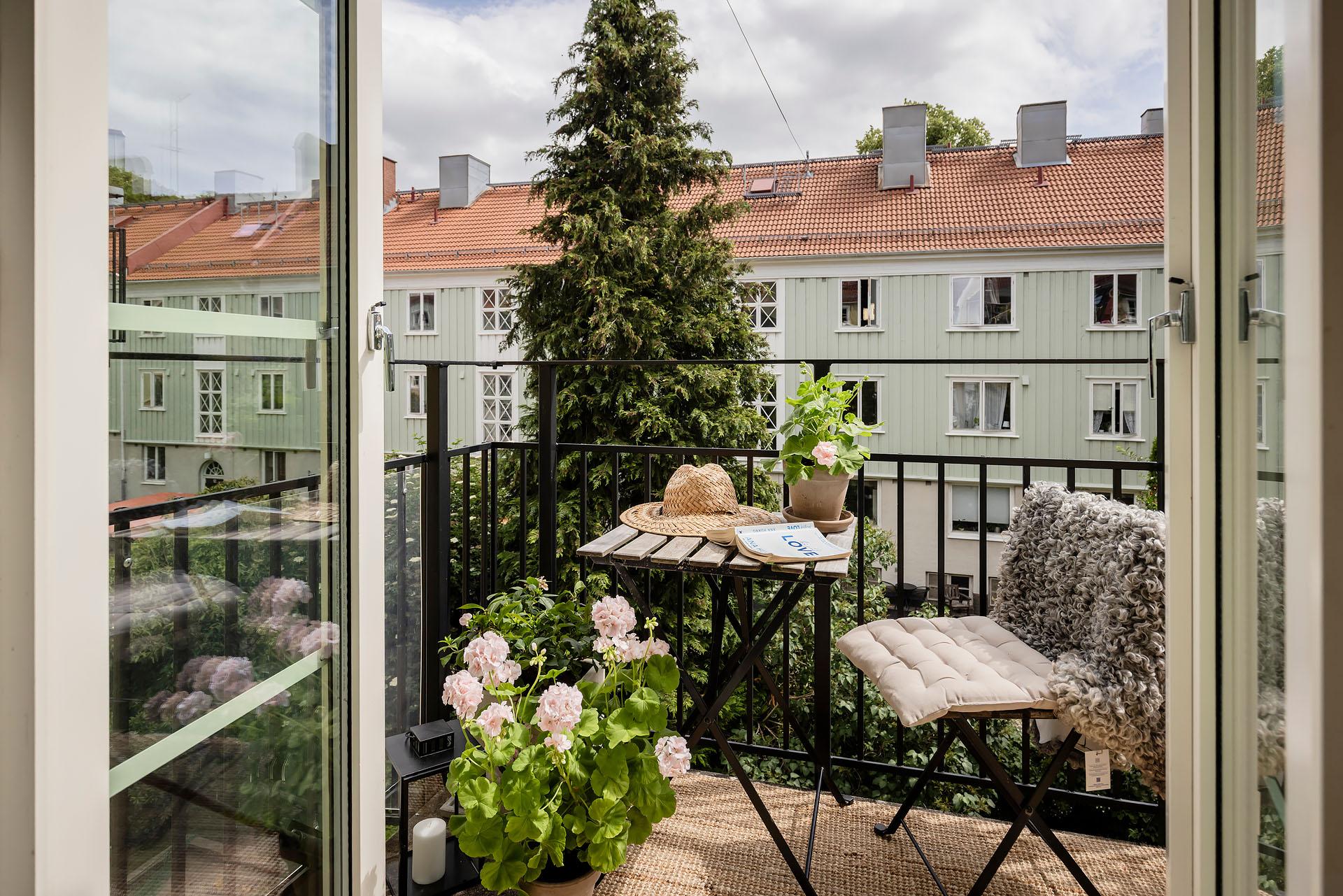 balcon sur cour
