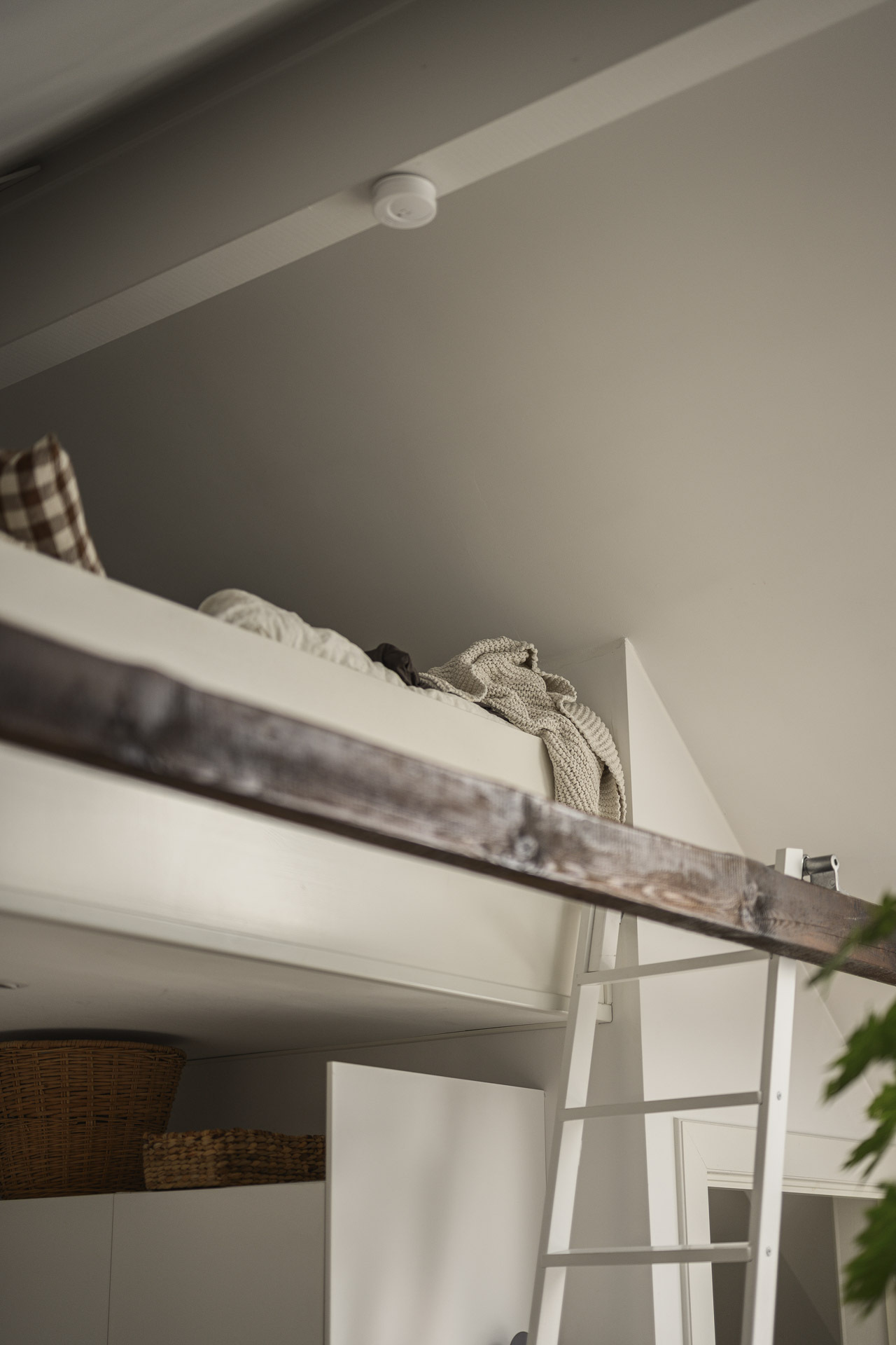 coin lit sur mezzanine