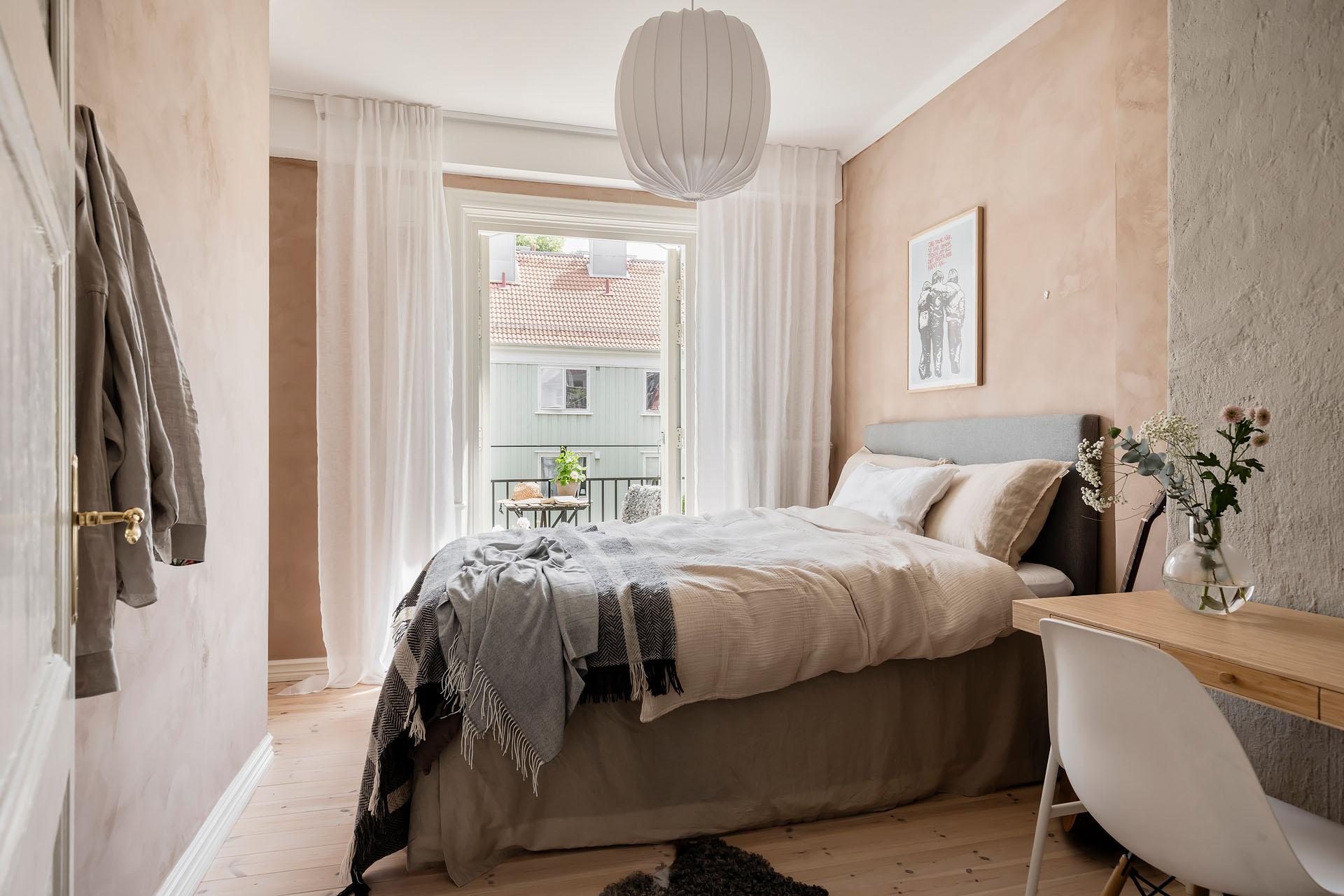 chambre décoration scandinave duplex 118m2