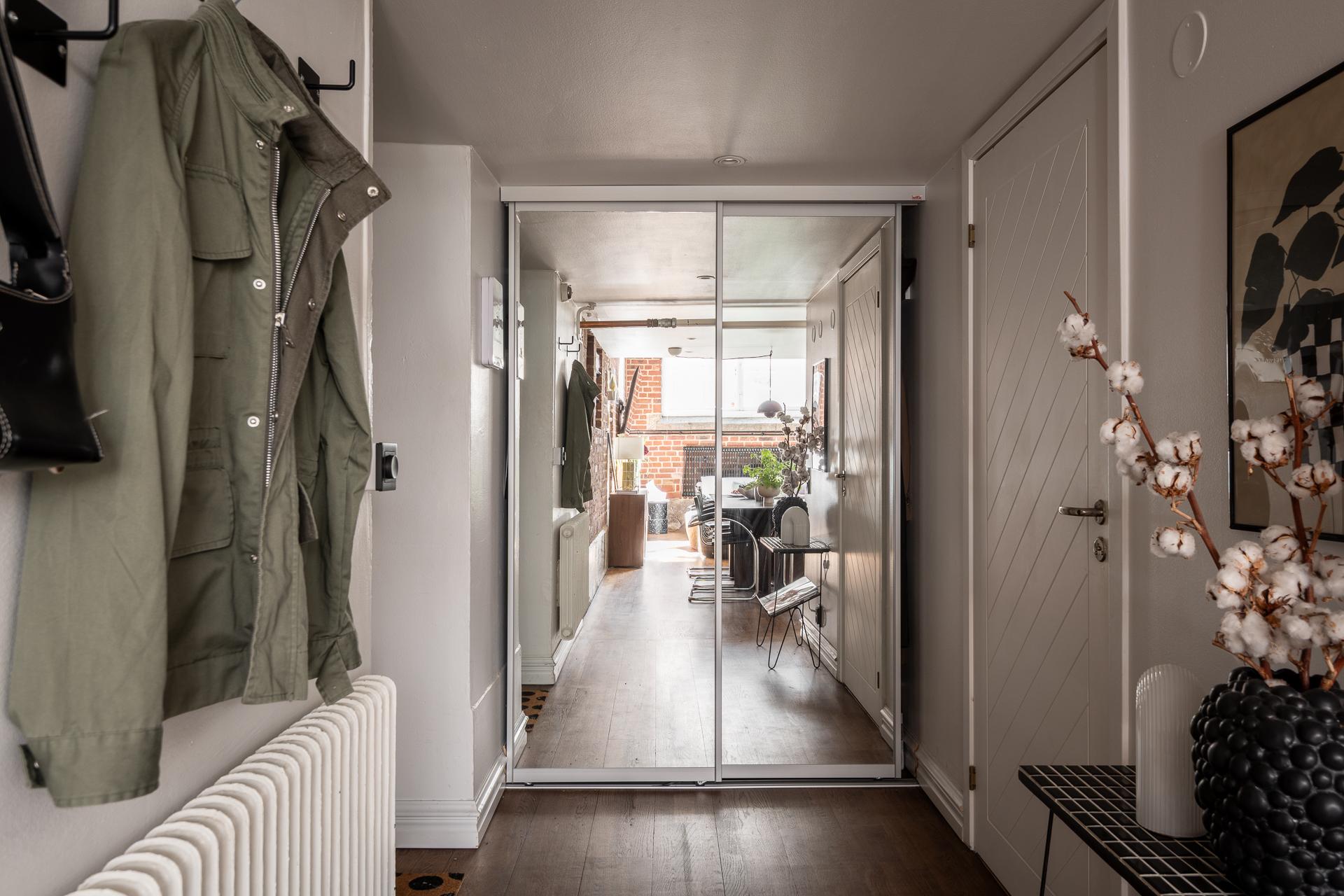 entrée appartement en duplex de 65m2 décoration scandinave