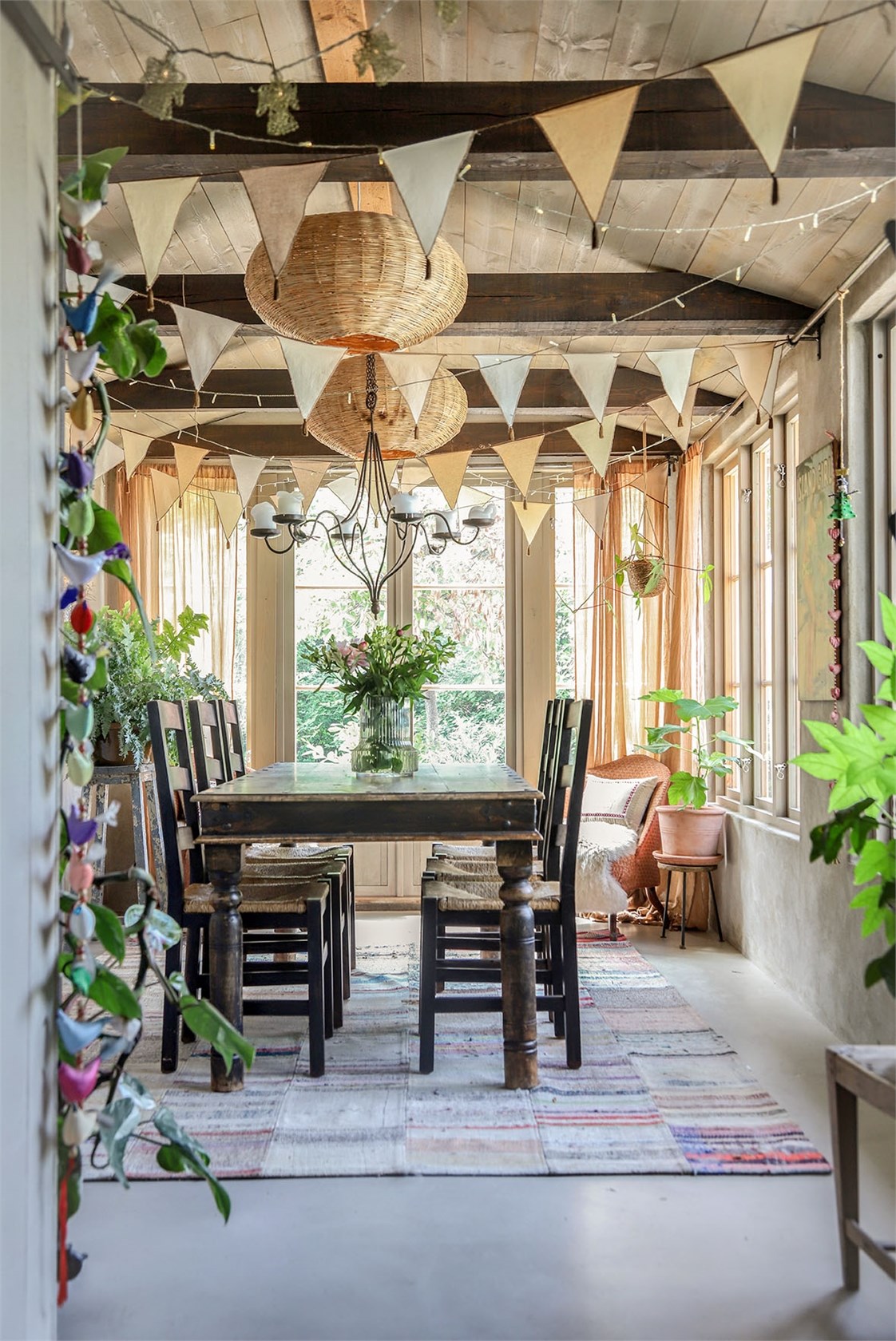 salle à manger maison Suède décoration bohème et vintage salle à manger maison Suède décoration bohème et vintage