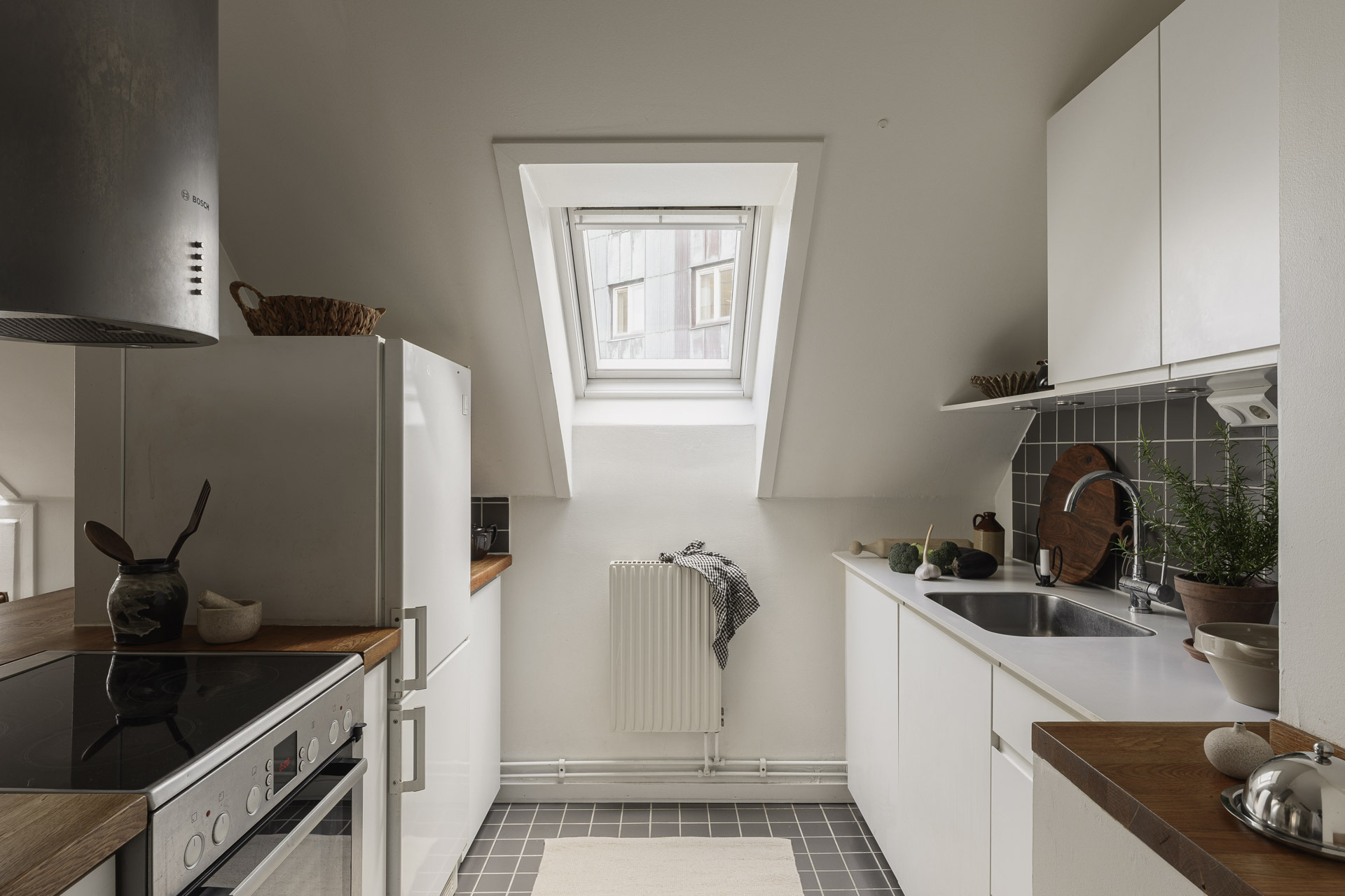 cuisine ouverte avec velux