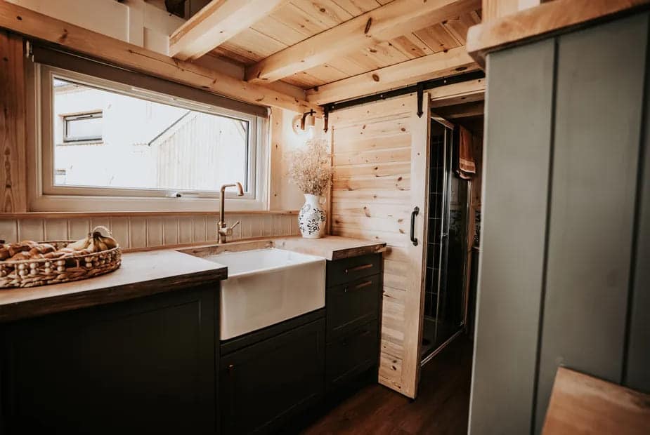cuisine tiny house 16m2 660 Mezzanine TWT Tiny homes
