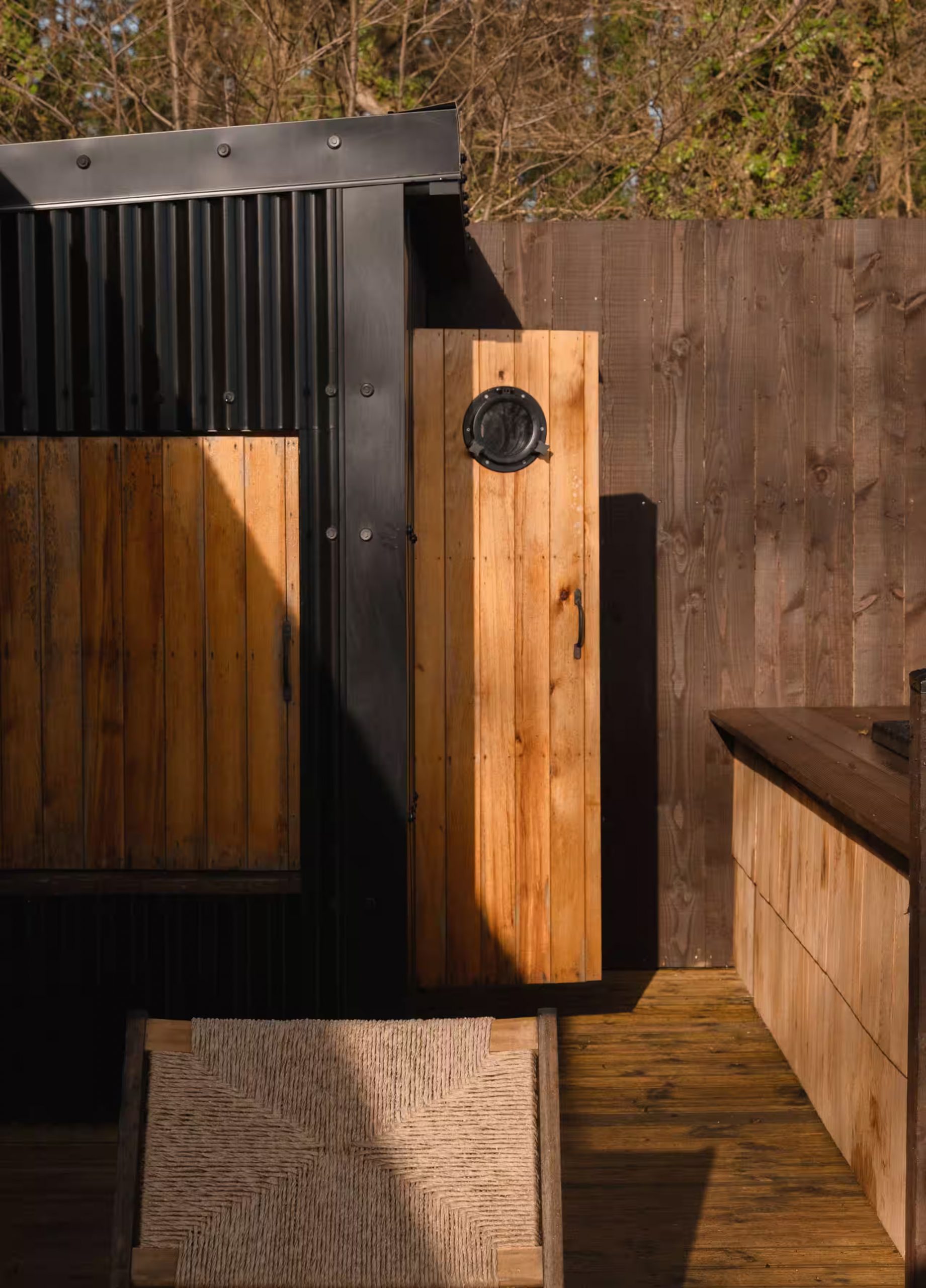 terrace small wooden house in Devon The Nook