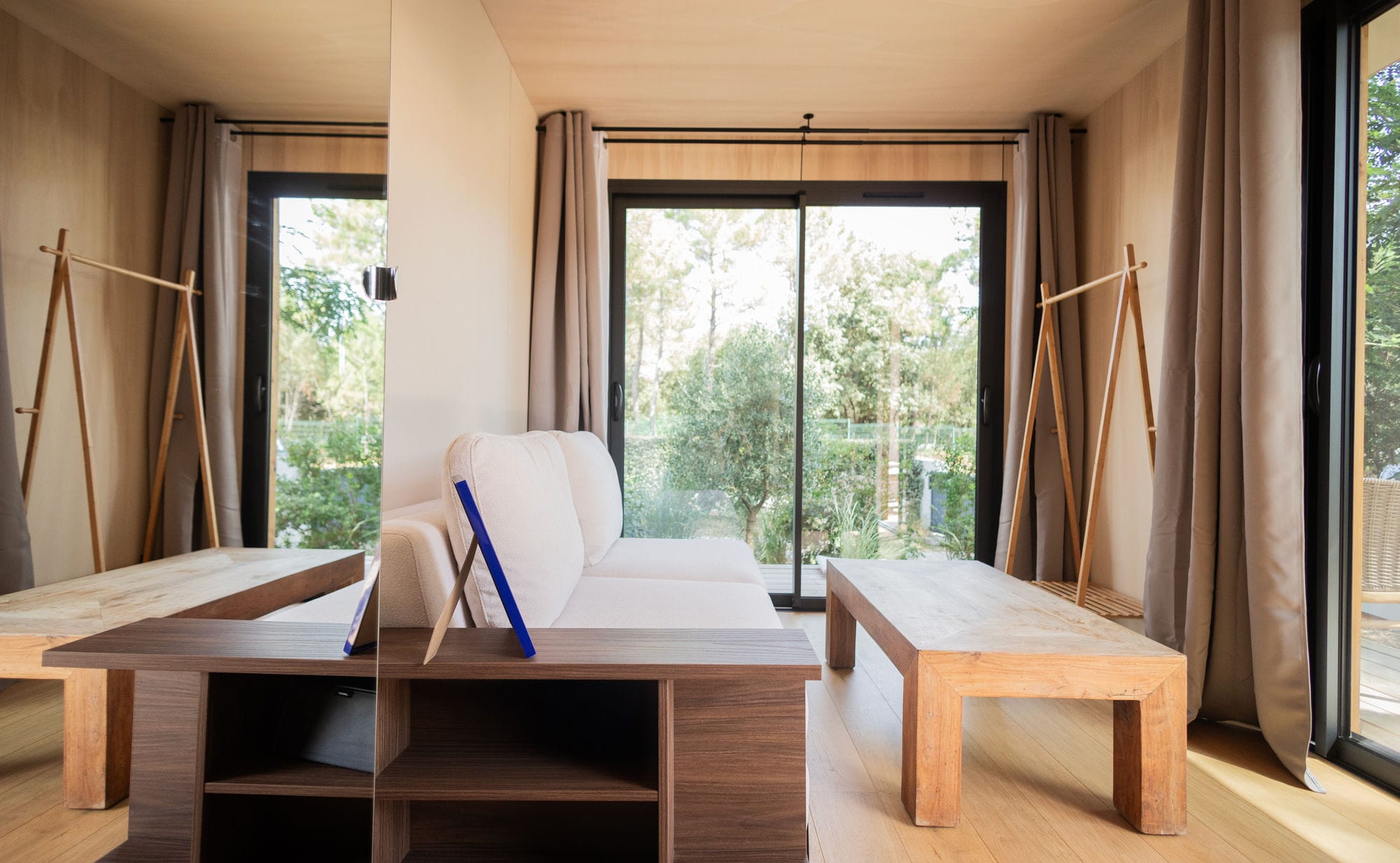 intérieur petite maison de 20m2 française Kaori de WoodVolum