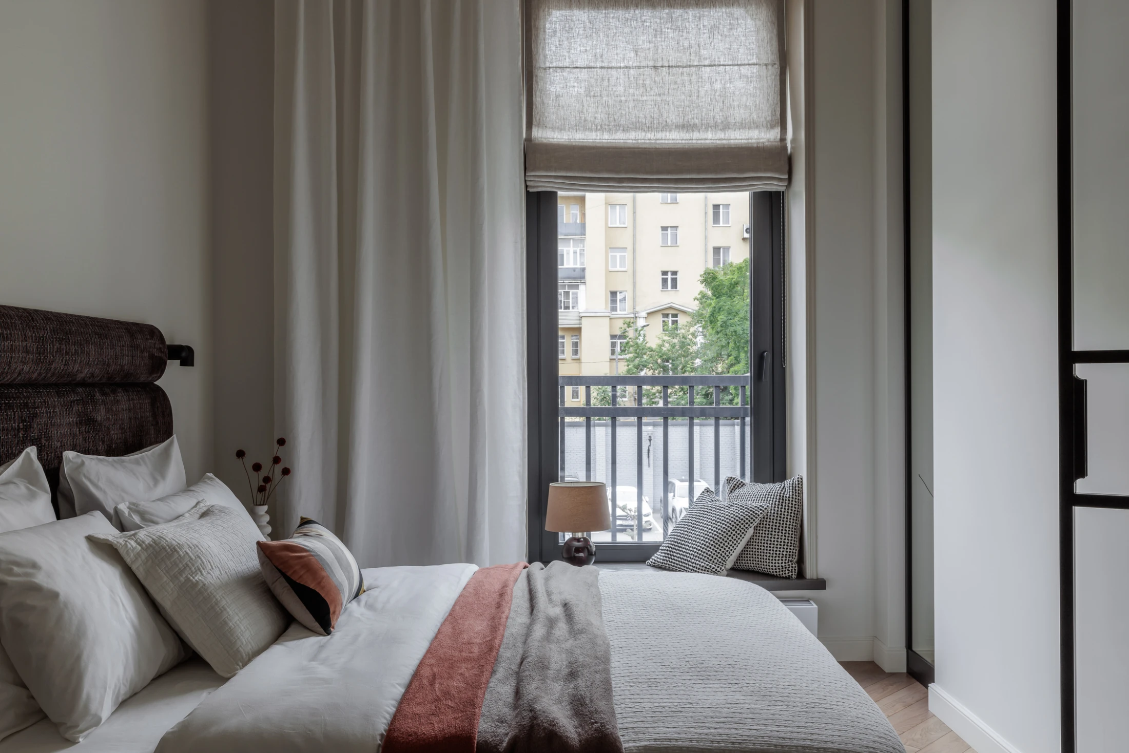 chambre décoration contemporaine petit appartement de 48m2