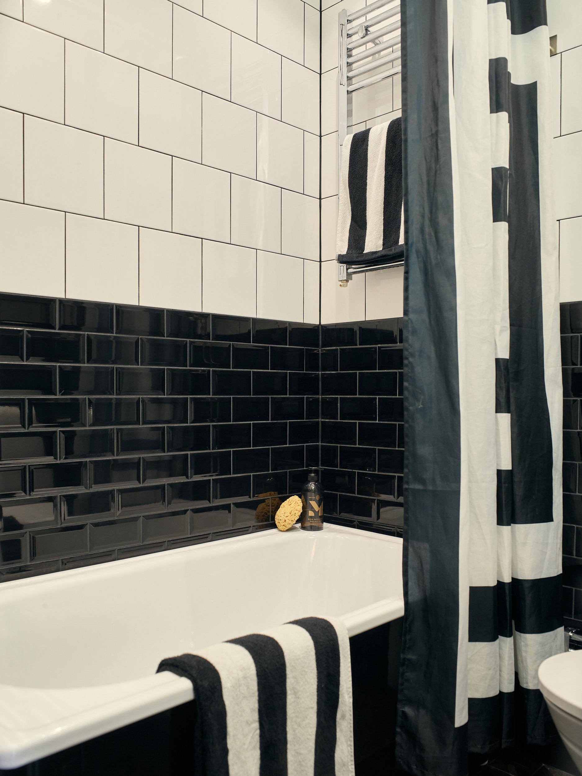 salle de bain noire et blanche salle de bain noire et blanche