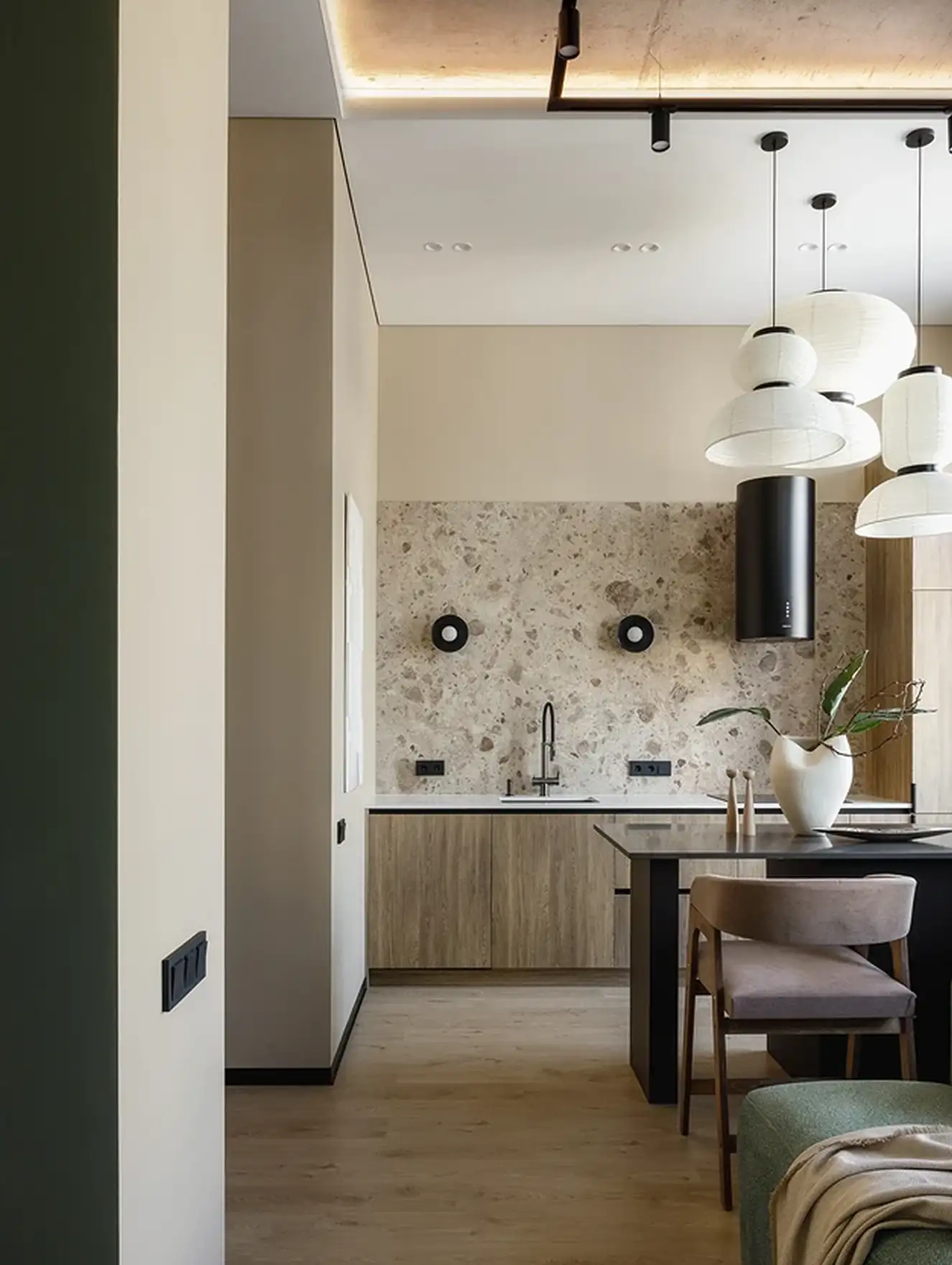 cuisine ouverte studio de 36m2 décoration contemporaine cuisine ouverte studio de 36m2 décoration contemporaine