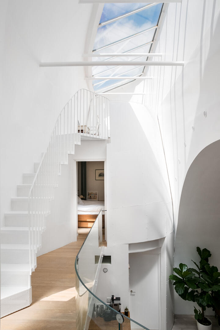 escalier et bureau maison atypique à Londres Archway Studios escalier et bureau maison atypique à Londres Archway Studios