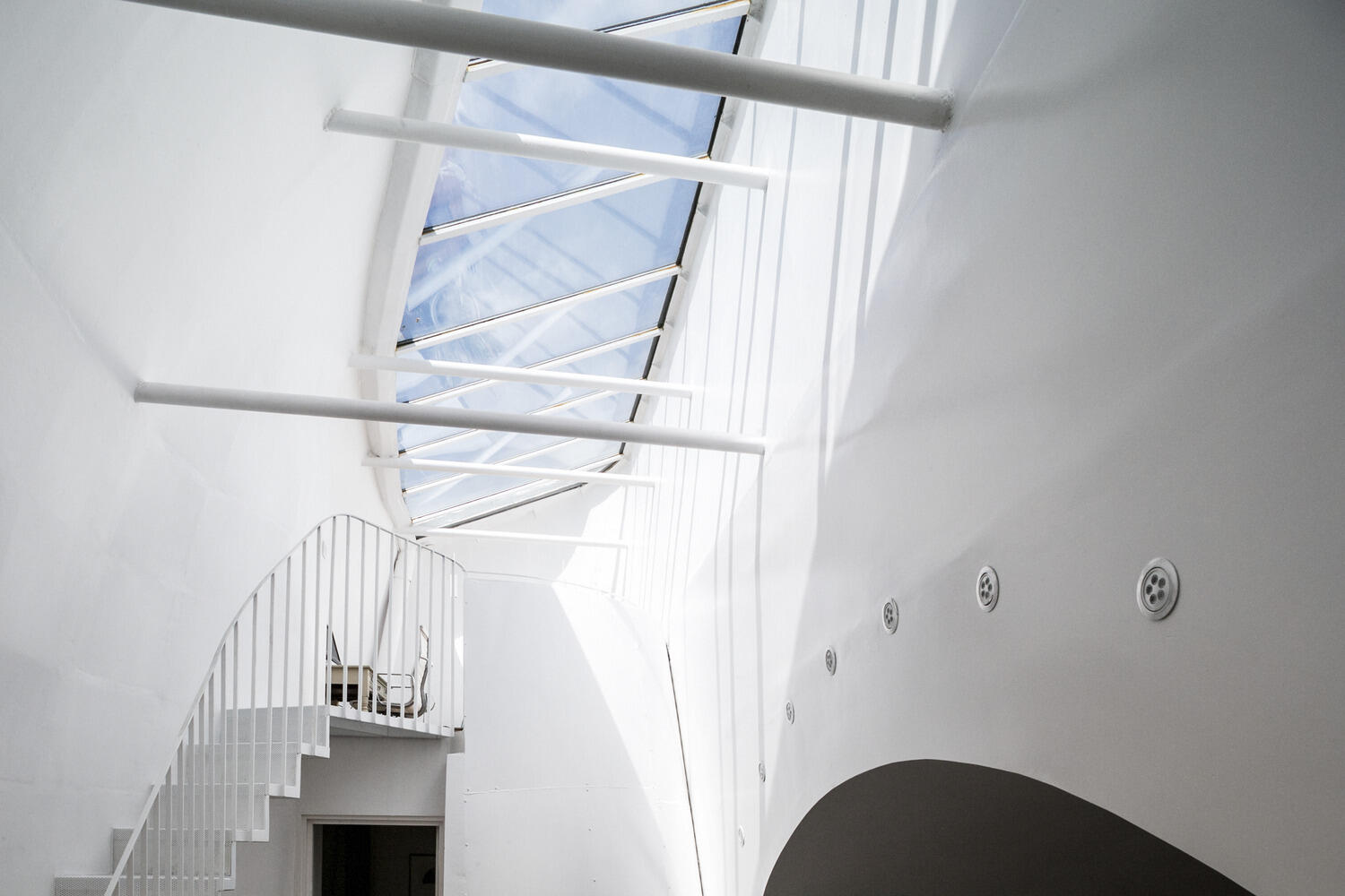 escalier et bureau maison atypique à Londres Archway Studios escalier et bureau maison atypique à Londres Archway Studios