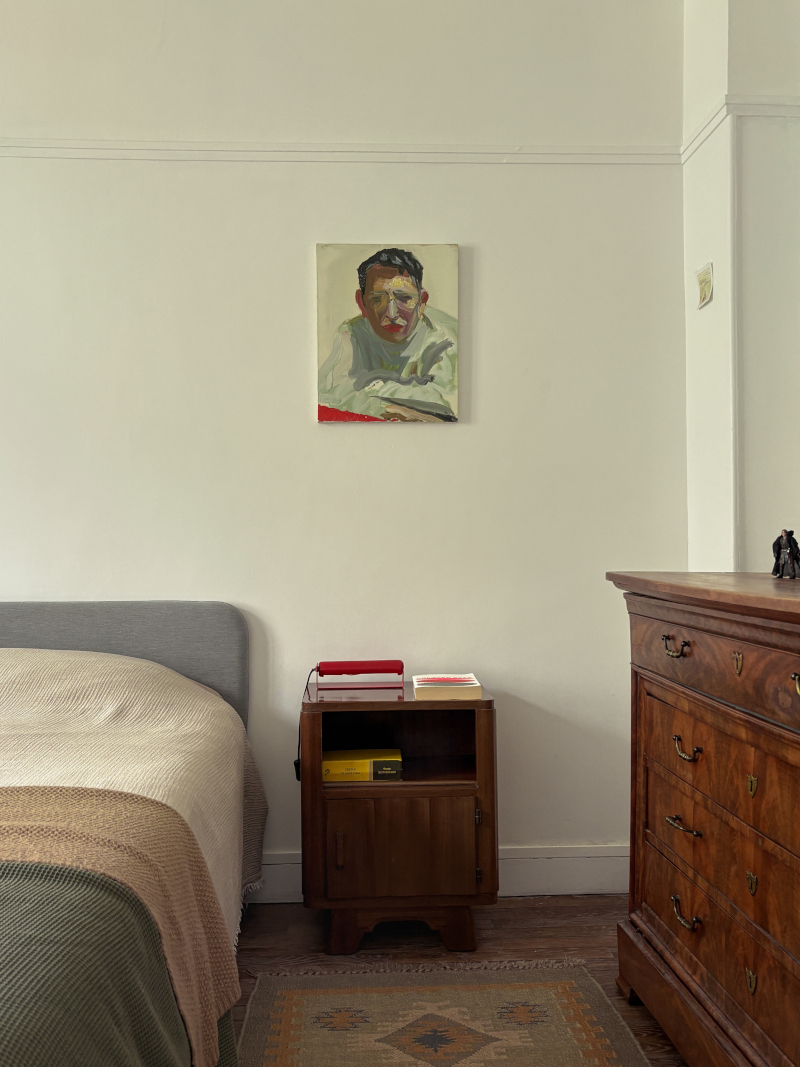 chambre appartement parisien de 64m2 décoration vintage