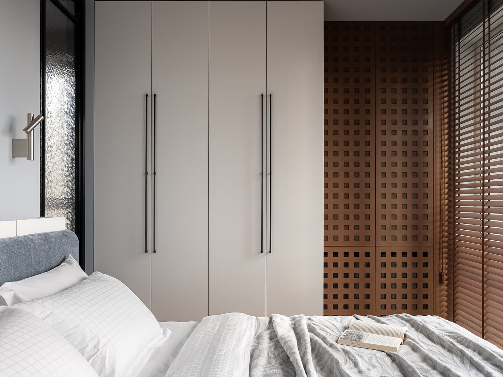 chambre moderne avec placard